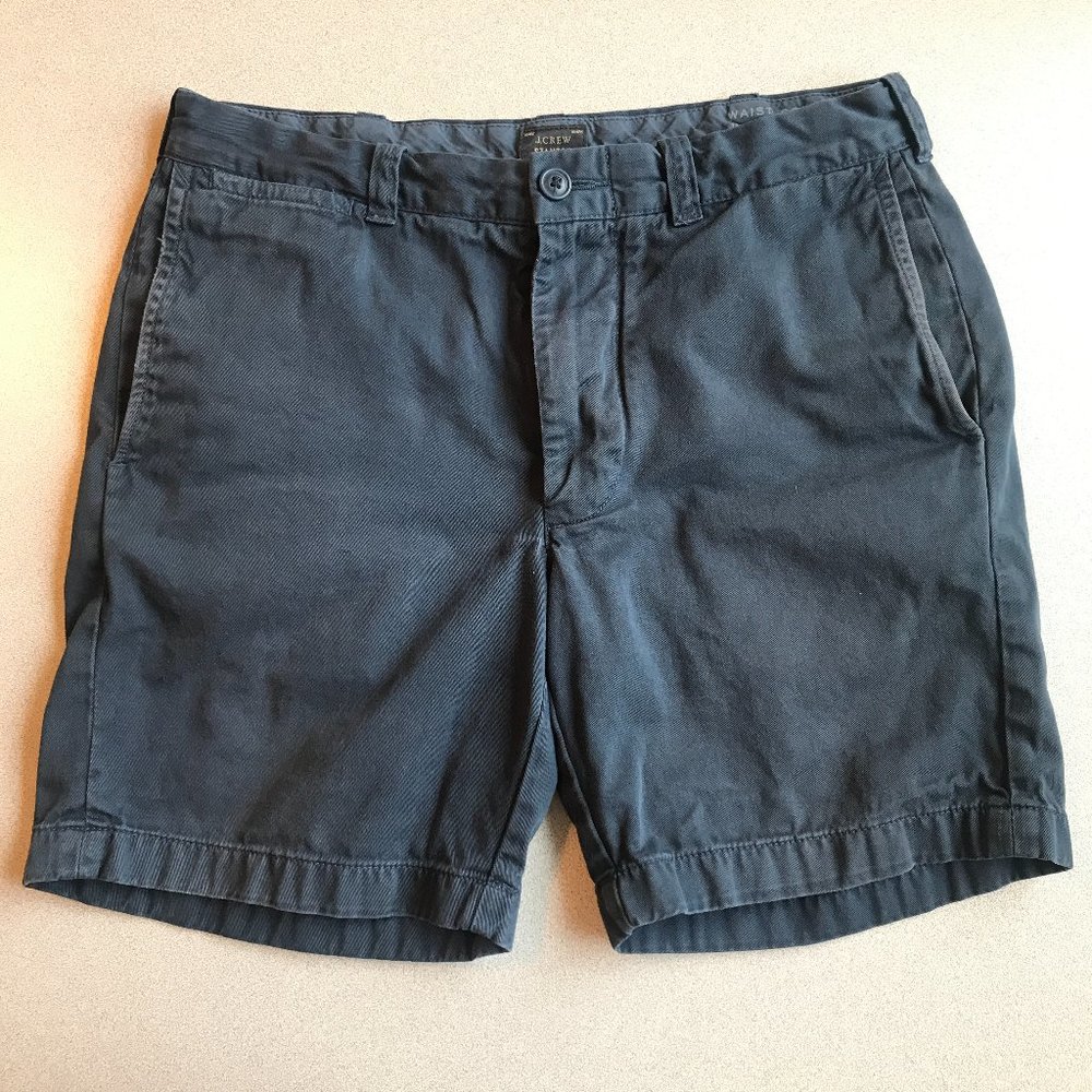 J. Crew Stanton Shorts Blue 30 waist 7 Inseam